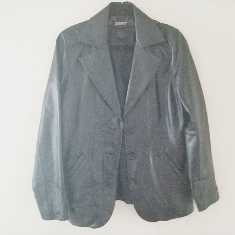 Wilson's Leather women's biker leather coat